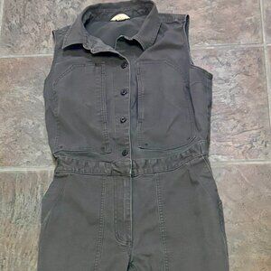 ~~Duluth Trading Heirloom Gardening Coverall Sleeveless OLIVE Women's Size: S  *